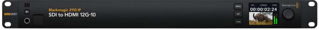 Blackmagic 2110 IP SDI to HDMI 12G-10